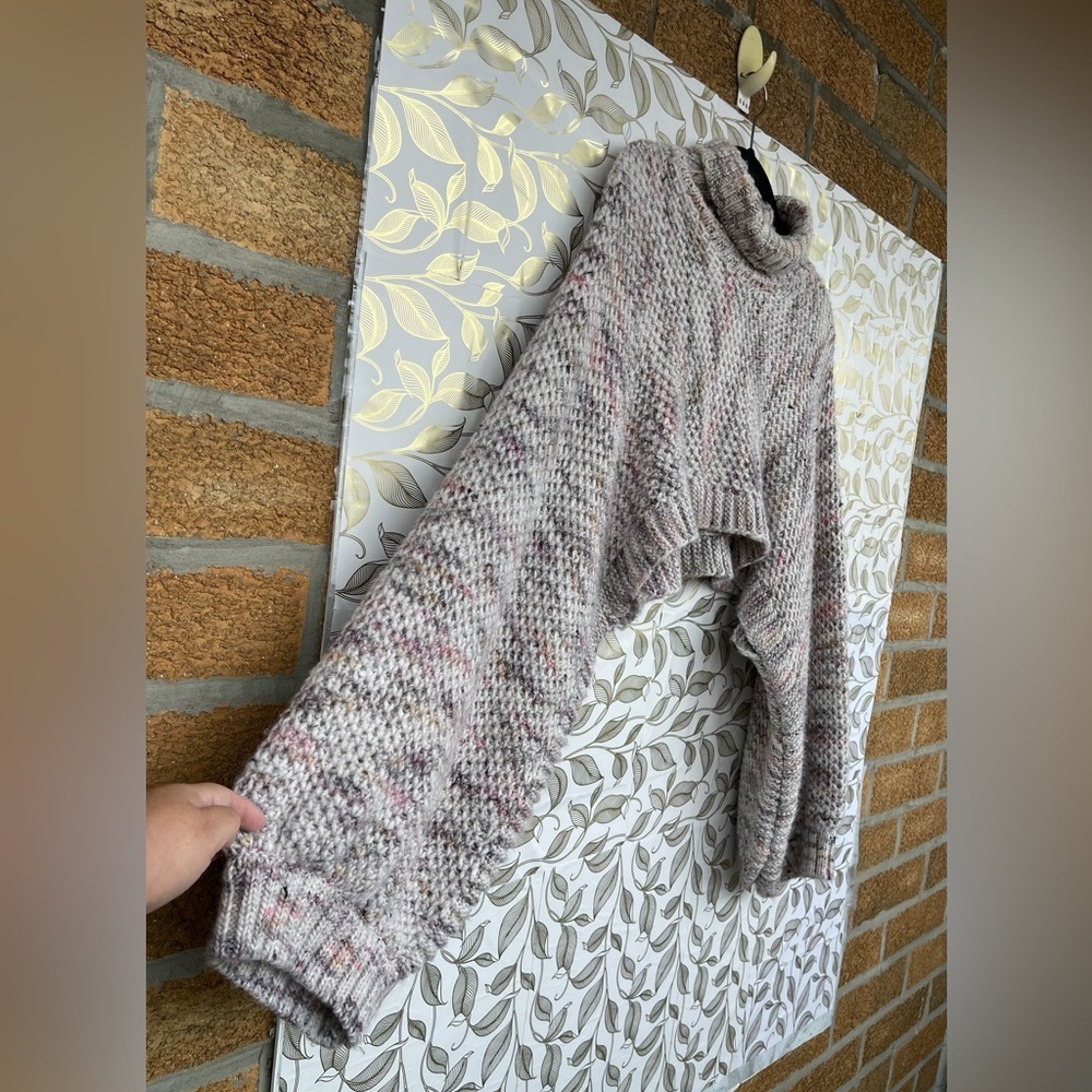 Henrik Vibskov AW21 Cropped Bat Sweater | Designer Scandi Style Chunky Knit  M - Picture 5 of 12